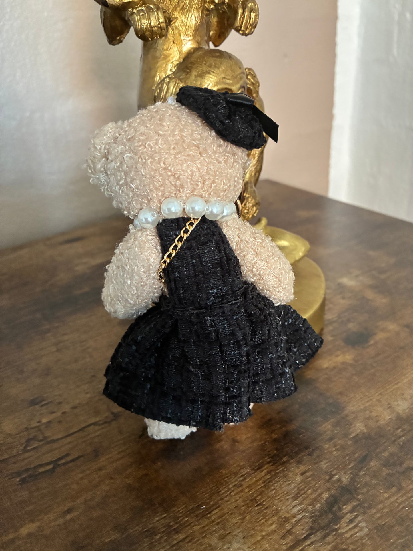 Taskevedhæng - Chanel bamse