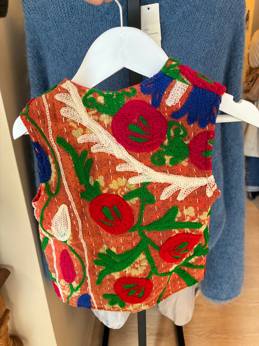 Kantha quilt vest