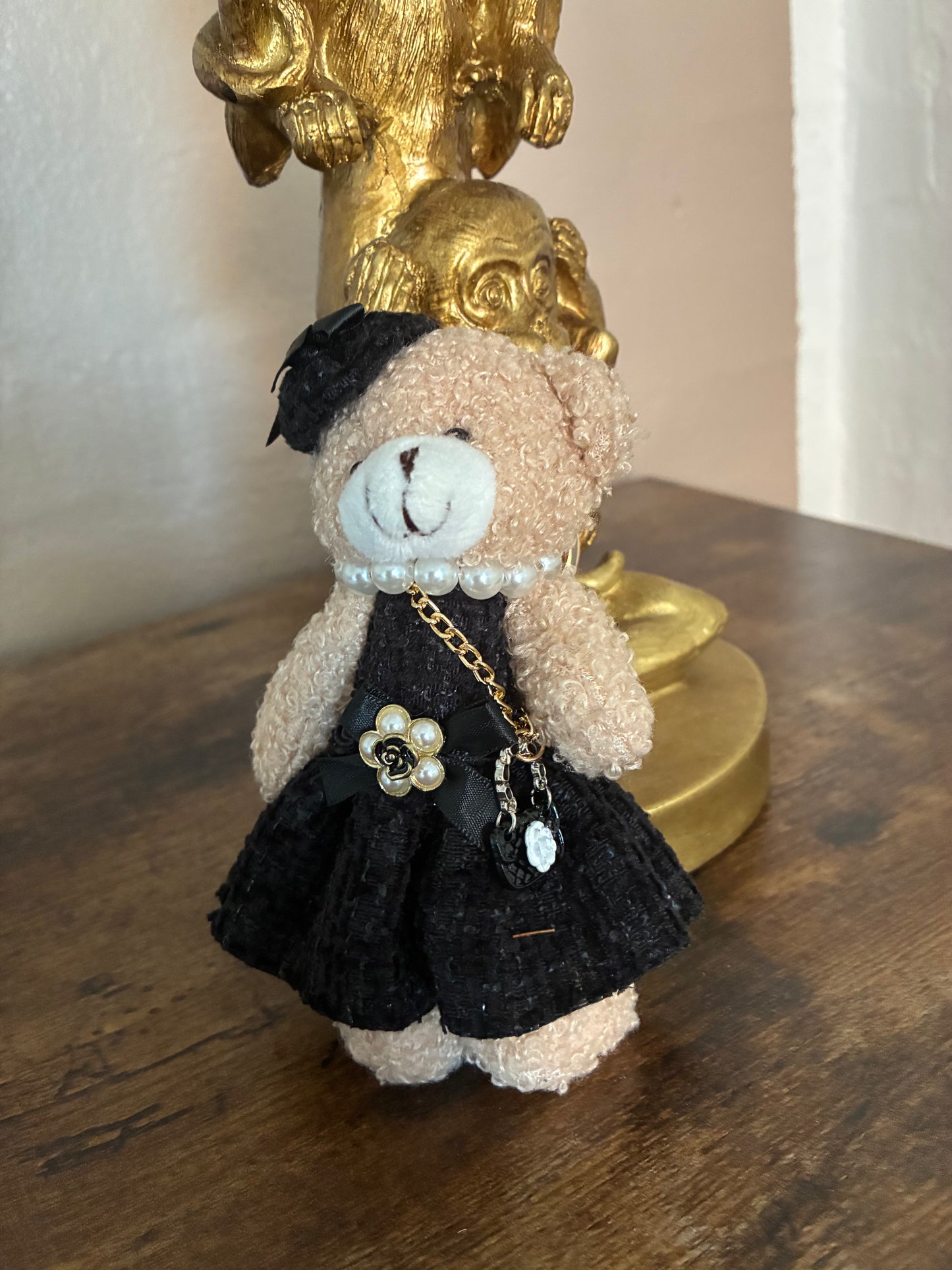 Taskevedhæng - Chanel bamse