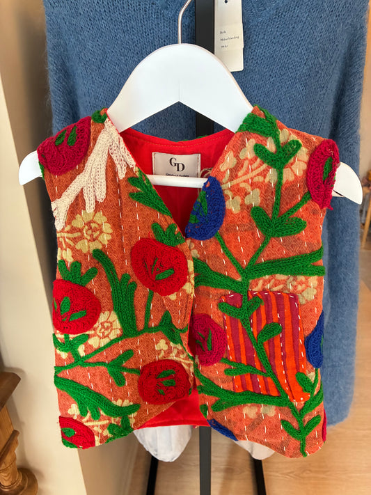 Kantha quilt vest